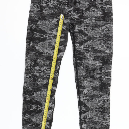 Women's Best Grey Camo Print Seamless Leggings XL Women's Activewear