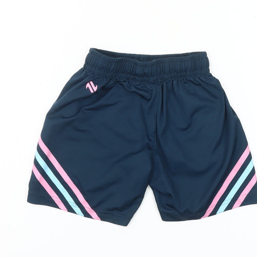 O'Neills Boys Blue 5-6 Years Athletic Sports Shorts With Elastic Waist