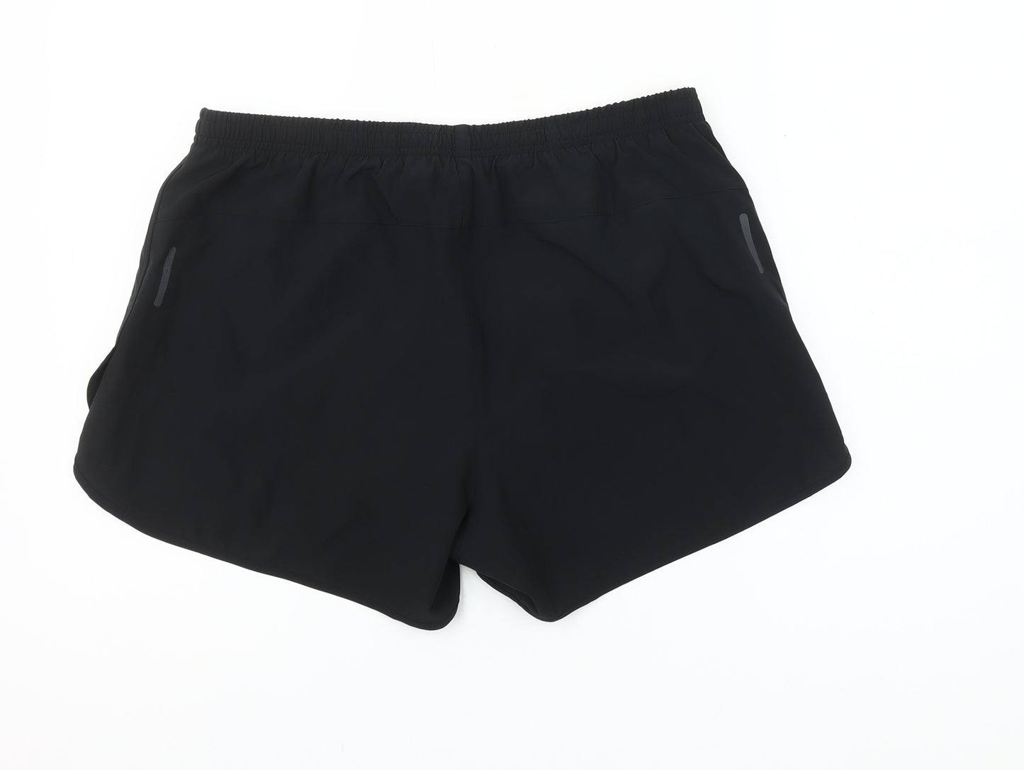 dhb Womens Black Athletic Running Shorts Size 16 Lightweight Activewear