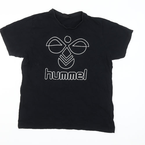 Hummel Men's Black Short Sleeve Crew Neck T-Shirt Size M