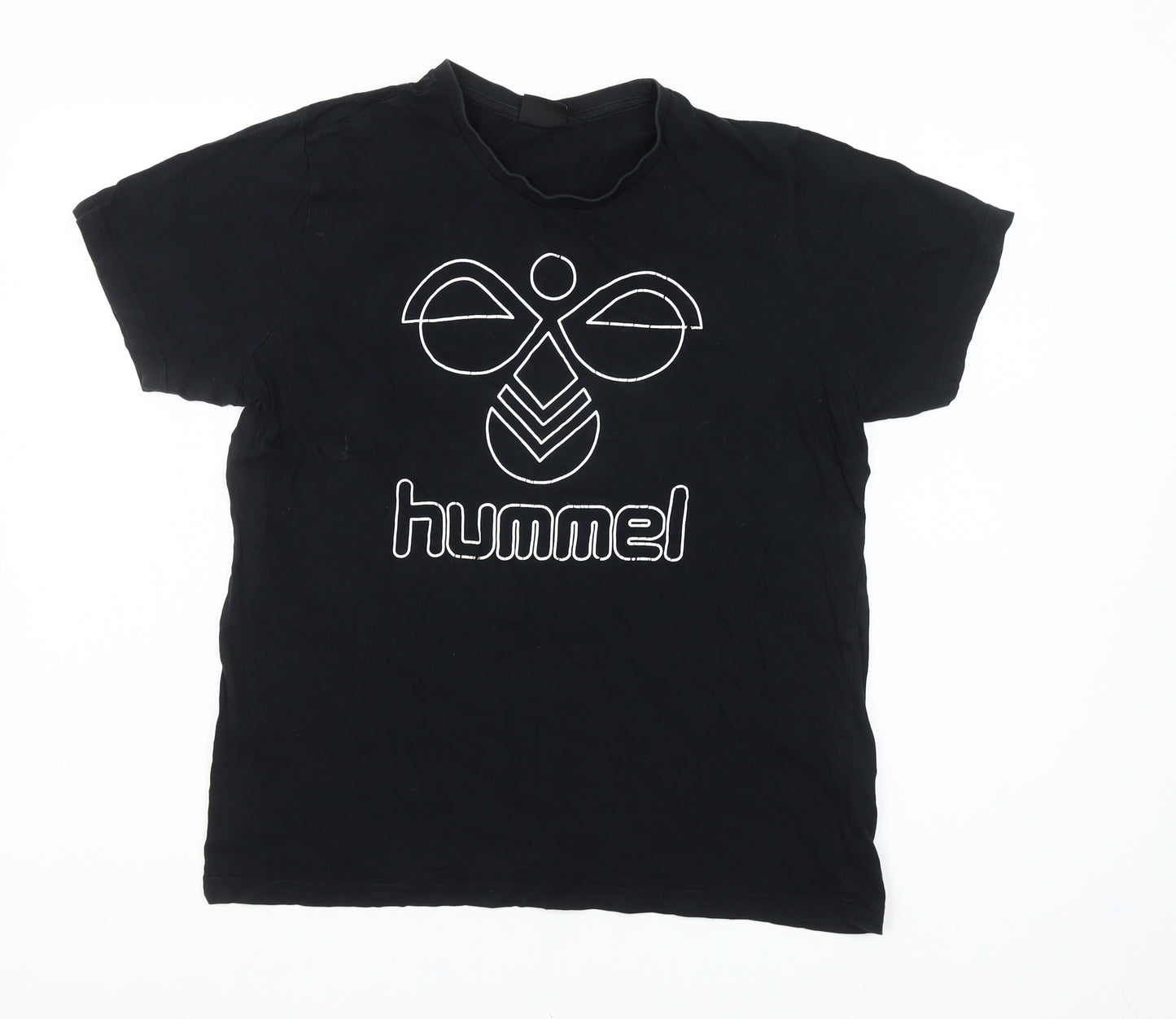 Hummel Men's Black Short Sleeve Crew Neck T-Shirt Size M