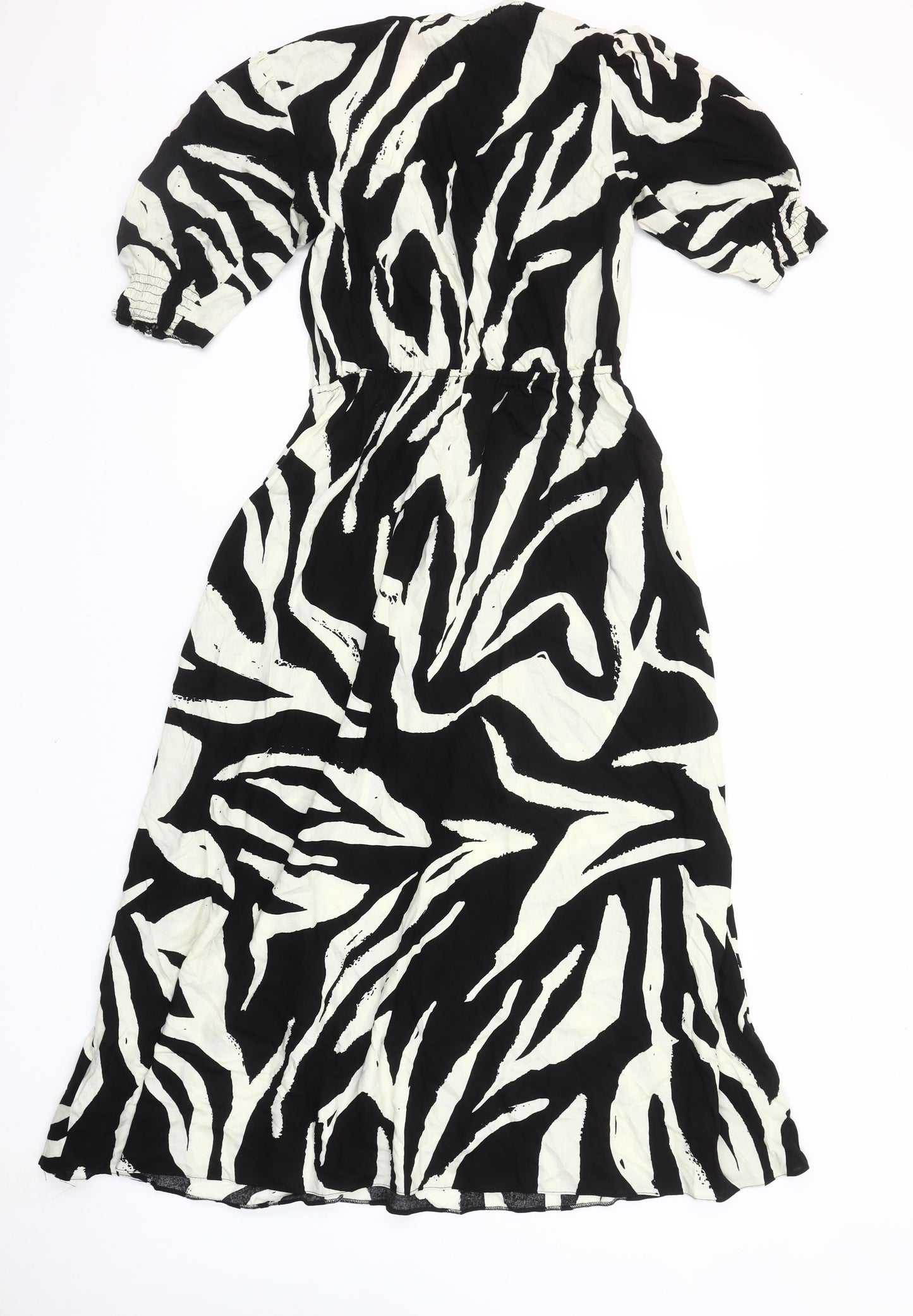 By Very Women’s Black & White Zebra Print Midi Dress Size 8
