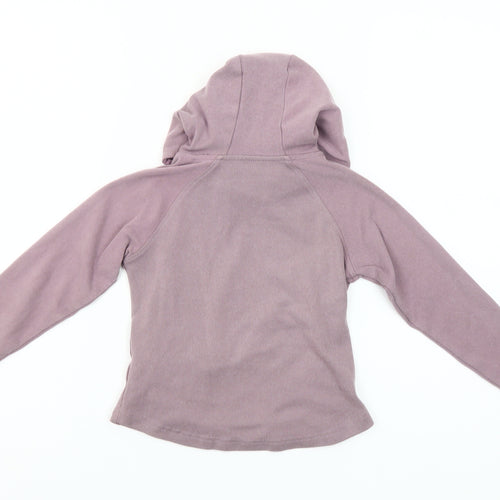 Dunnes Stores Girls Purple Pullover Hoodie 5-6 Years Regular Fit