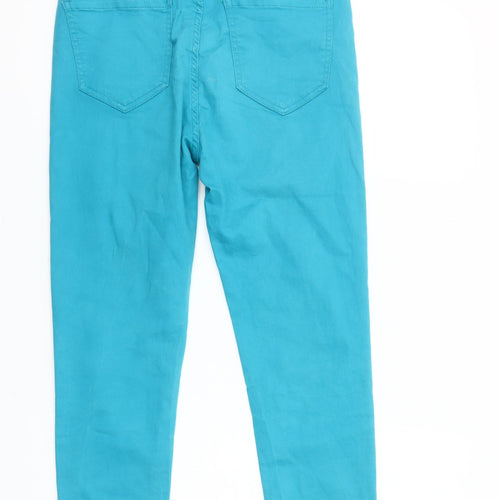 Paco Boutique Women’s Blue Stretch Straight Jeans Size 12