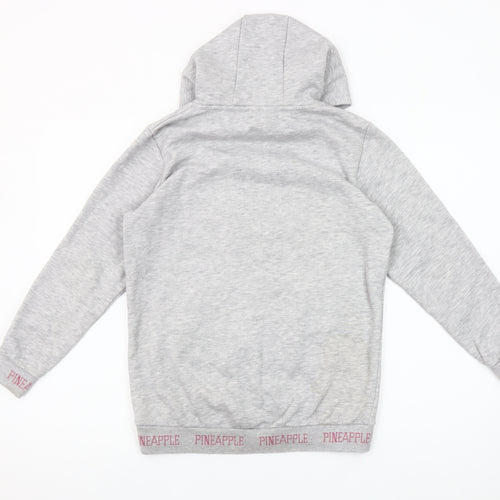 Pineapple Girls Grey Pullover Hoodie 9-10 Years Dance Logo Fleece