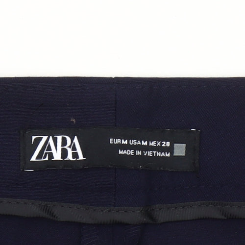 Zara Women’s Blue Flared Dress Pants Size M Slim Fit Business Trousers