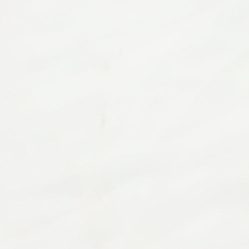 Vero Moda Women White Beaded V-Neck Slip Dress Size S