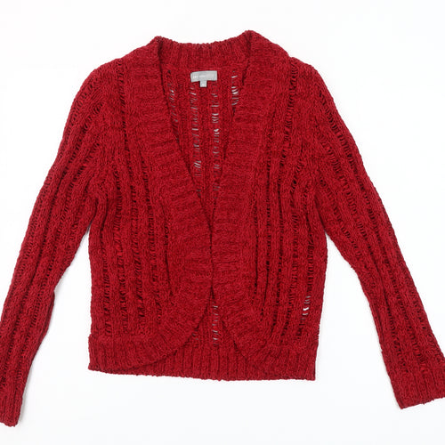 Marks and Spencer Women’s Red Open Knit Cardigan M