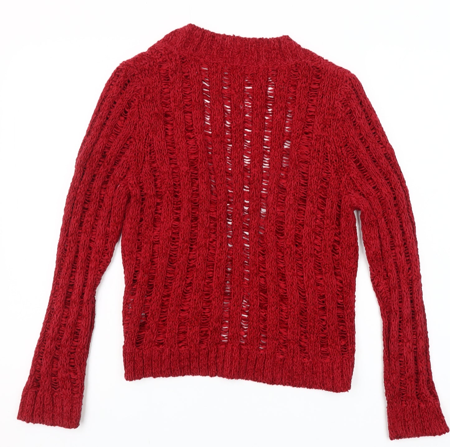 Marks and Spencer Women’s Red Open Knit Cardigan M