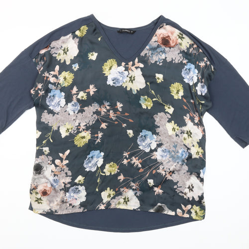 Dunnes Stores Women's Multicoloured Floral Tunic Blouse Size 16