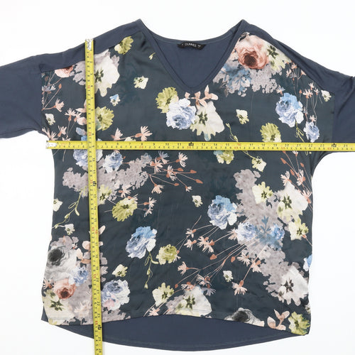 Dunnes Stores Women's Multicoloured Floral Tunic Blouse Size 16