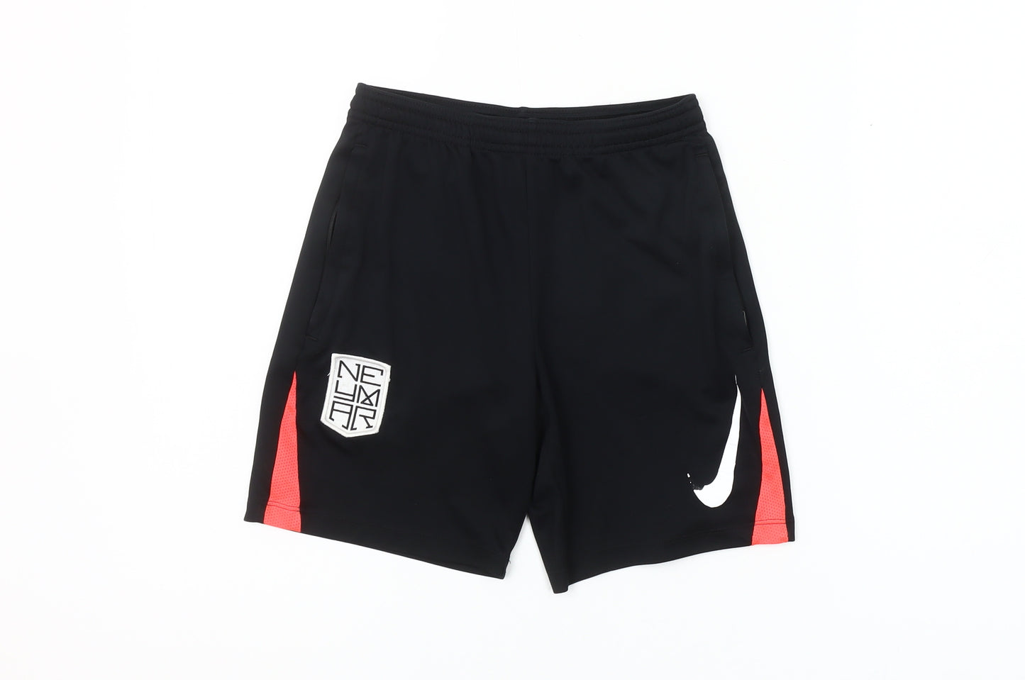 Nike Boys Black Neymar Athletic Football Shorts Size 10 Years