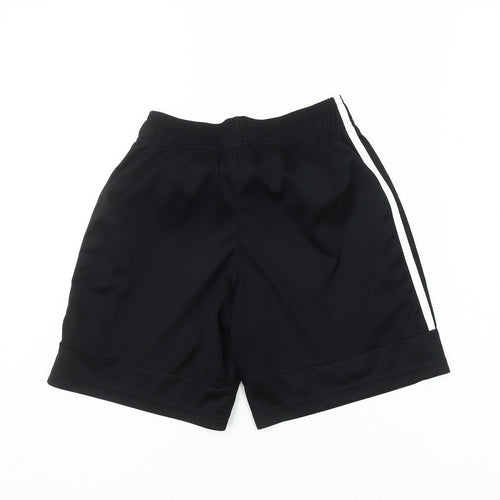 Adidas Boys Black 11-12 Years Athletic Sports Shorts