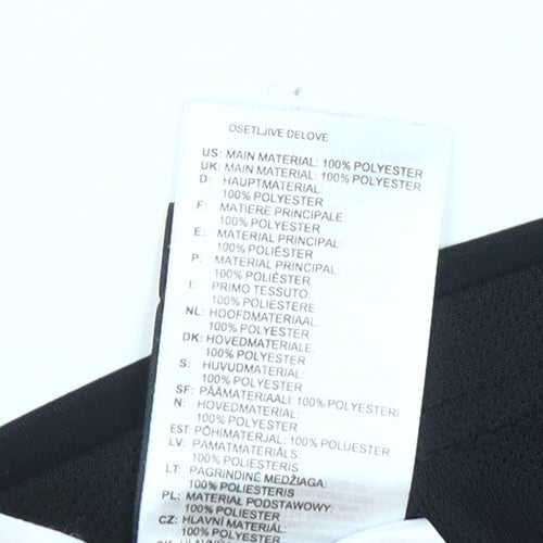 Adidas Boys Black 11-12 Years Athletic Sports Shorts