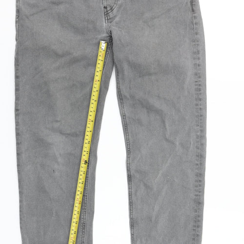 Mud Jeans Men's Grey Regular Fit Denim Jeans 32x32 Straight Leg