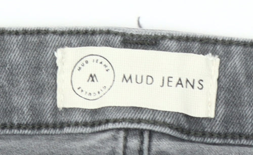 Mud Jeans Men's Grey Regular Fit Denim Jeans 32x32 Straight Leg
