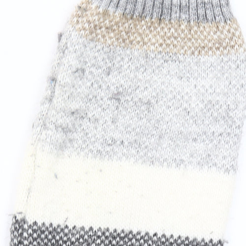 JoJo Maman Bébé Women's Multicoloured M Striped Open Knit Cardigan