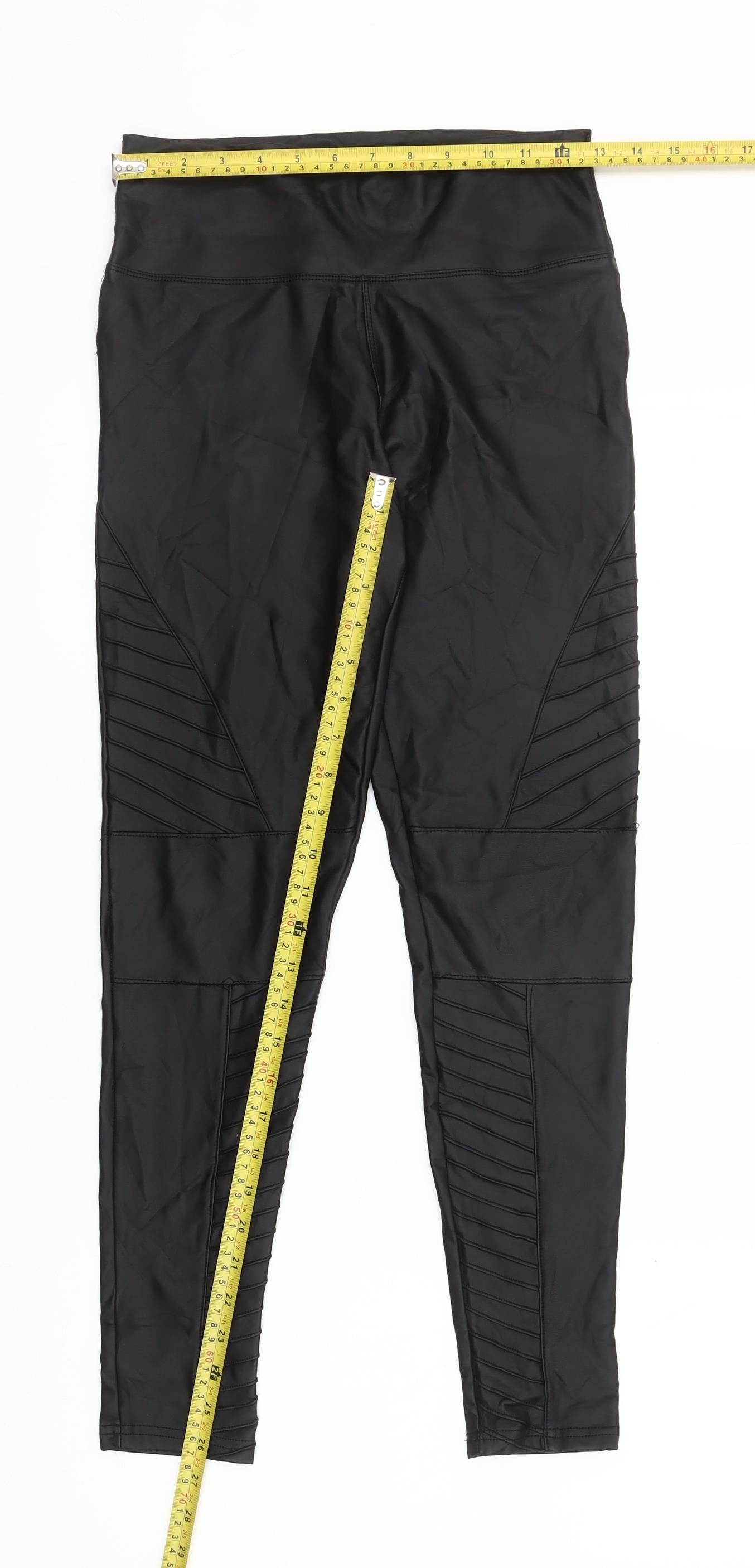 Verso Women’s Black High Rise Stretch Leggings S/M Activewear