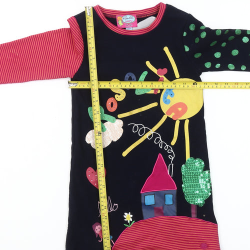 Rosalita Señoritas Girls Multicoloured 8 Years T-Shirt Dress with Sequins