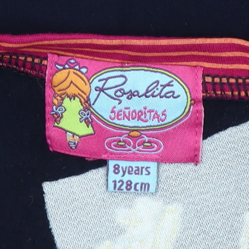 Rosalita Señoritas Girls Multicoloured 8 Years T-Shirt Dress with Sequins