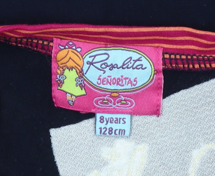 Rosalita Señoritas Girls Multicoloured 8 Years T-Shirt Dress with Sequins