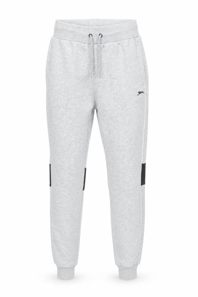 Slazenger Men's Grey Joggers Small Regular Fit Polyester Sports Trousers