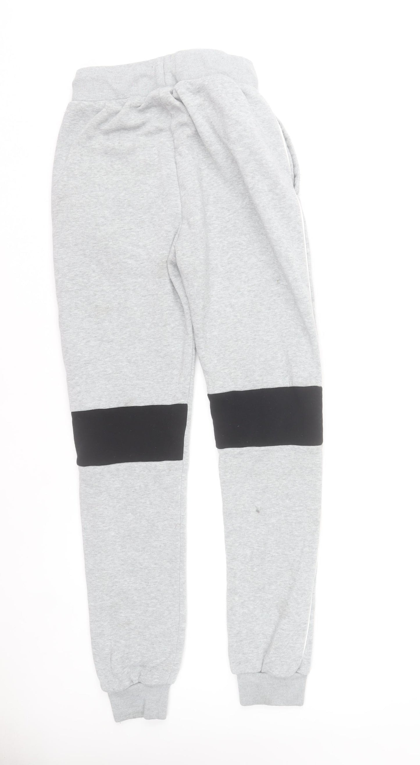 Slazenger Men's Grey Joggers Small Regular Fit Polyester Sports Trousers