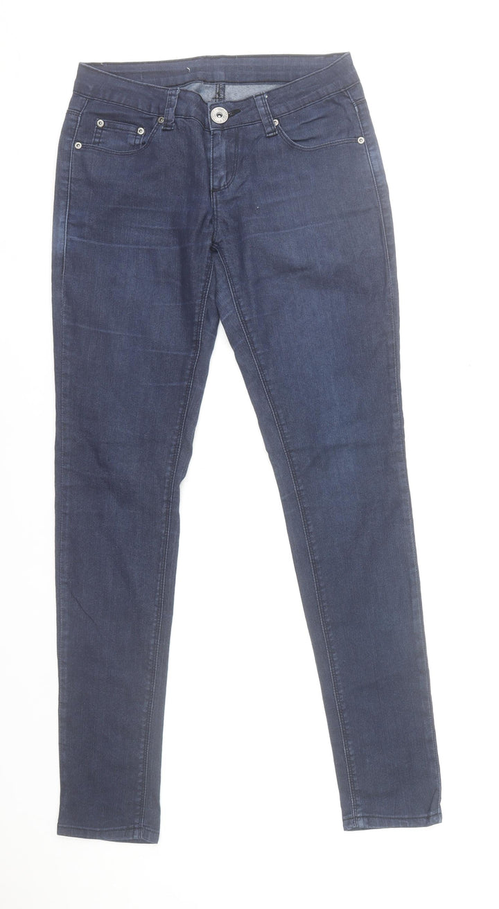 Parisian Women Blue Skinny Jeans Size 10 Cotton Blend Stretch Denim