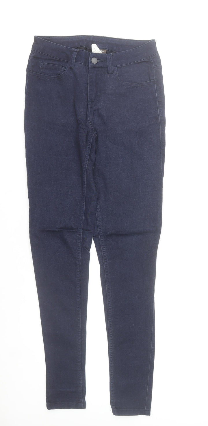 Pieces Womens Blue Slim Fit Jegging Jeans S