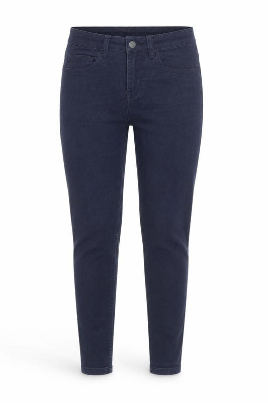 Front view of Pieces women’s blue slim fit jegging jeans s