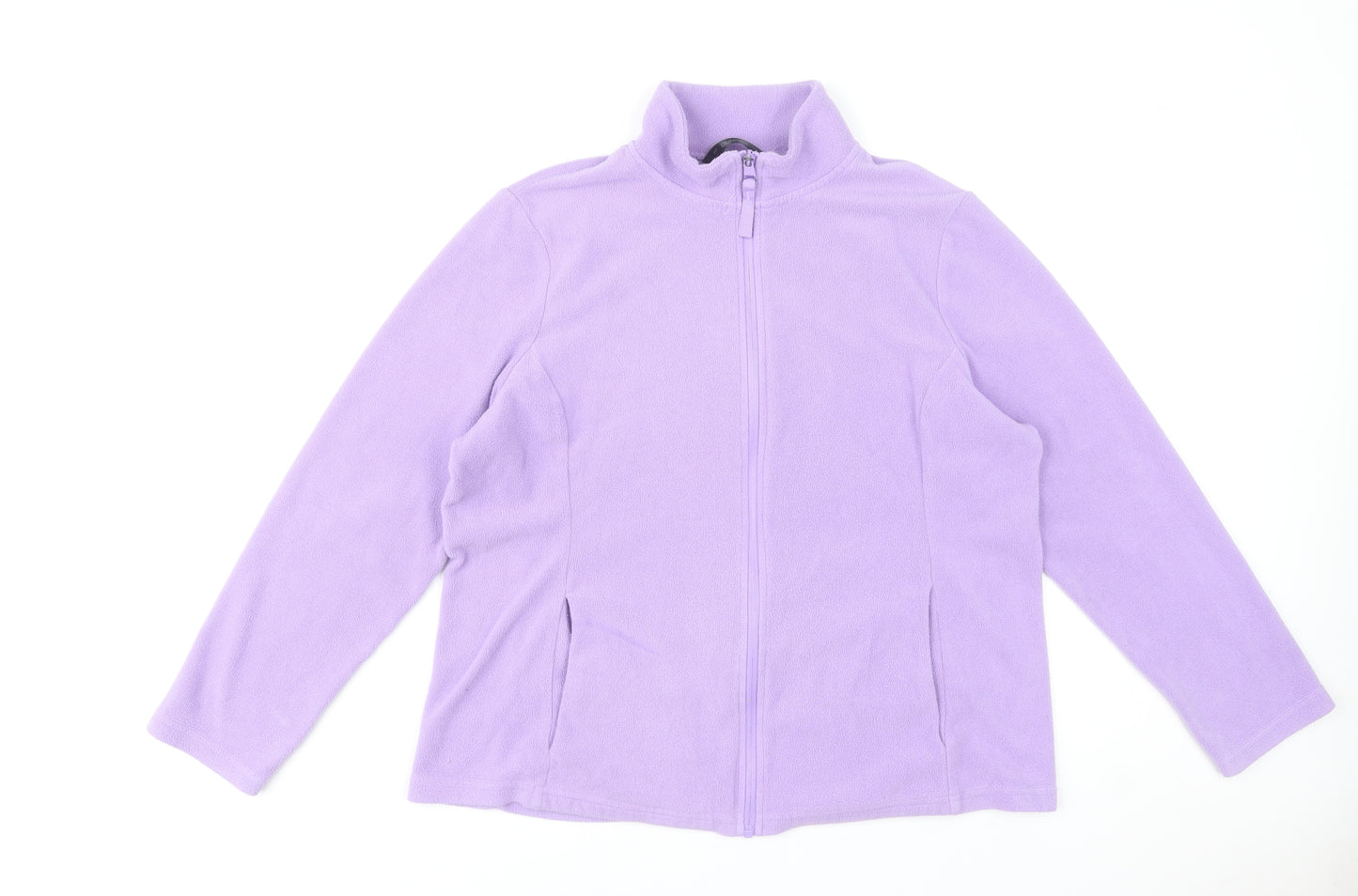 St. Bernard for Dunnes Stores Women’s Purple Fleece Jacket Size 16