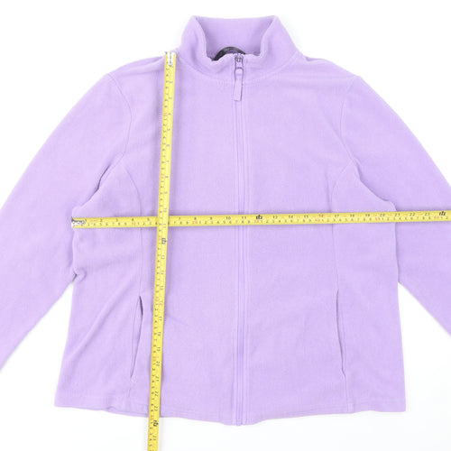 St. Bernard for Dunnes Stores Women’s Purple Fleece Jacket Size 16