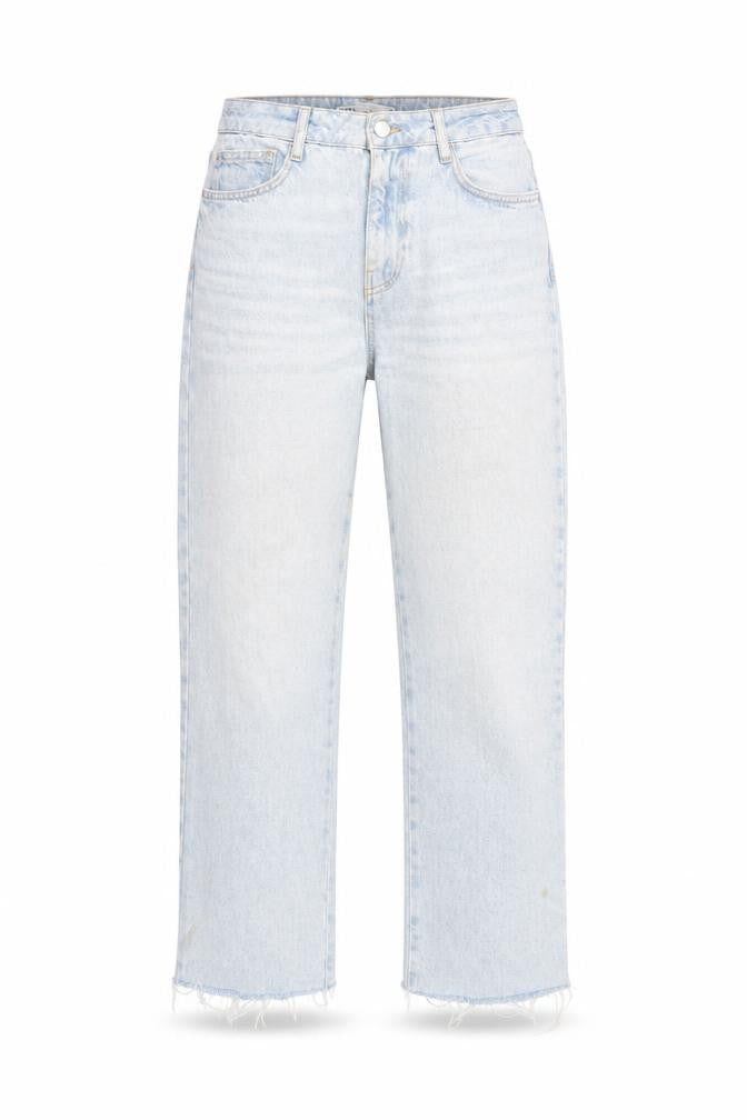 Zara Women Light Blue High Rise Straight Denim Jeans Size 10