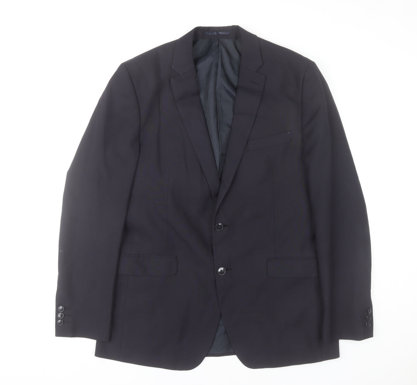 Thomas Nash Men's Black 42L Long Classic Fit Blazer Jacket