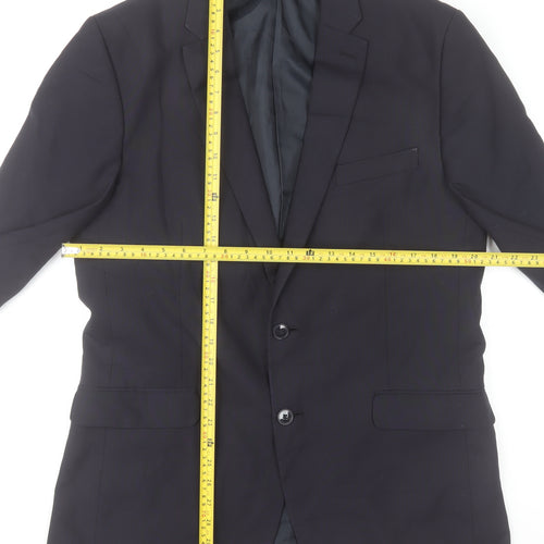 Thomas Nash Men's Black 42L Long Classic Fit Blazer Jacket