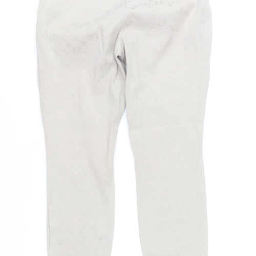 Wallis Women's Beige Slim Fit Stretch Trousers Size 8