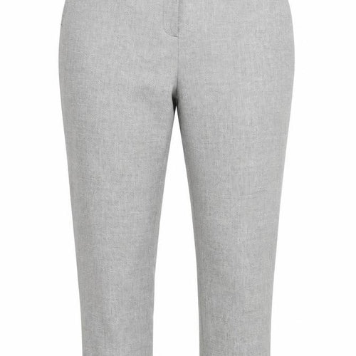 Jaeger Women Grey Size 14 Slim Fit Cropped Tailored Trousers