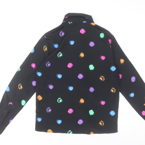 Dancing Leopard Women's Multicoloured Spot Button-Up Shirt Size 10