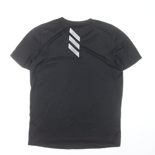 Adidas Men’s Black Primeblue Running T-Shirt M Lightweight Breathable