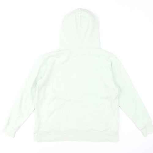 Dunnes Women Mint Green Pullover Hoodie Medium Cotton Blend