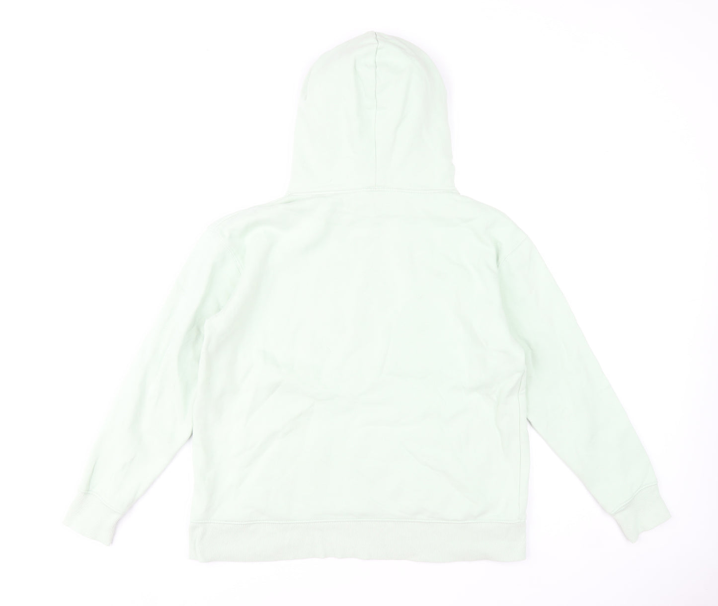Dunnes Women Mint Green Pullover Hoodie Medium Cotton Blend