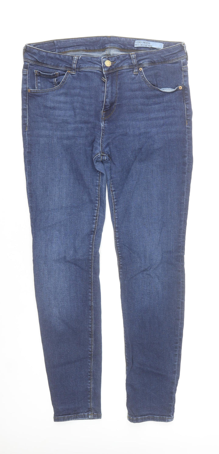 Vero Moda Blue Slim Fit Denim Jeans XL Regular Waist 30 in