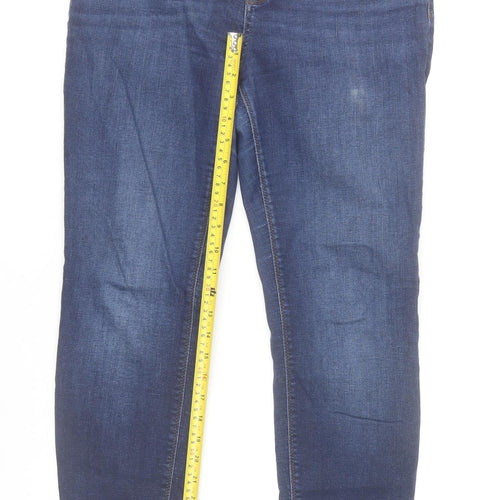 Vero Moda Men's Blue Denim Skinny Jeans XL Slim Fit Medium Wash