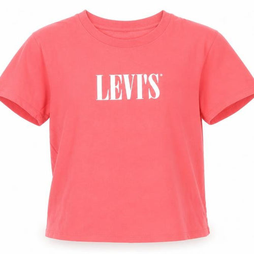 Levi's Womens Pink Short Sleeve Cotton T-Shirt Size S