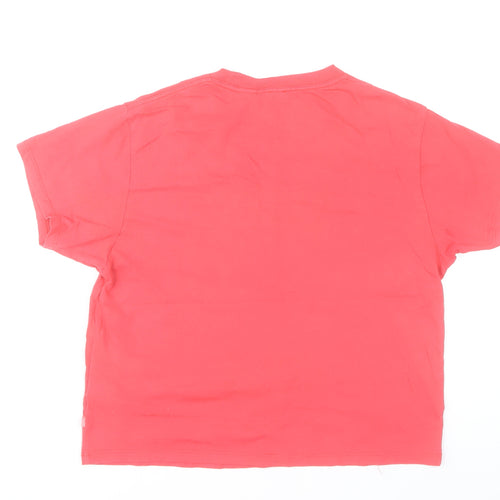Levi's Womens Pink Short Sleeve Cotton T-Shirt Size S