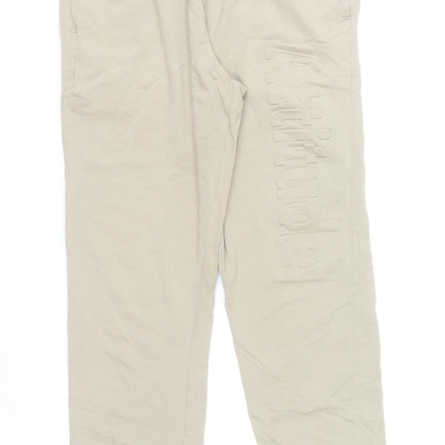 Little Secret Women’s Beige Cotton Jogger Trousers L
