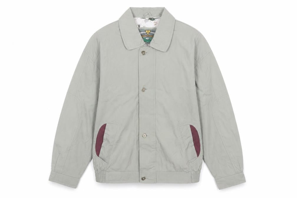 Front view of Dingos men’s green bomber jacket m outdoor lined casual