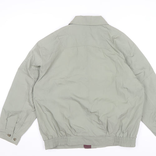 Dingos Mens Green Bomber Jacket M Outdoor Lined Casual