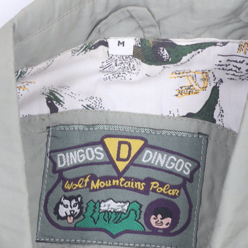Dingos Mens Green Bomber Jacket M Outdoor Lined Casual