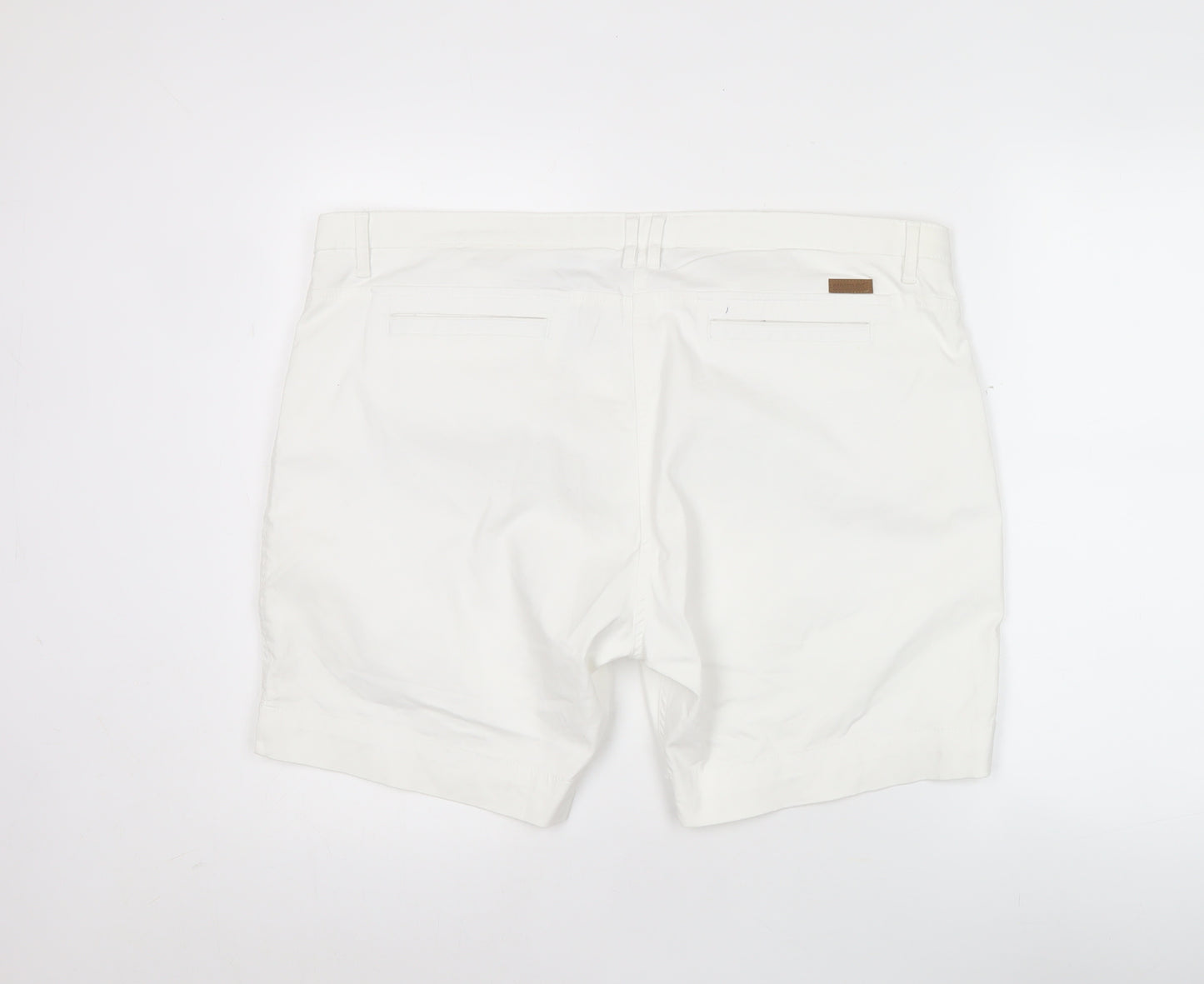 Regatta Women’s White Chino Shorts Size 20 Cotton Stretch Summer